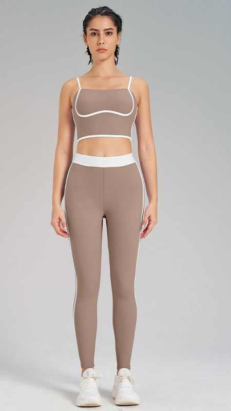 Stripe Yoga Set