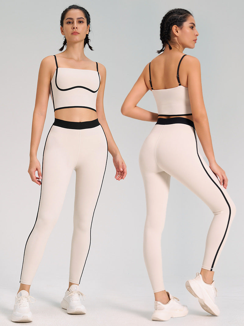 Stripe Yoga Set
