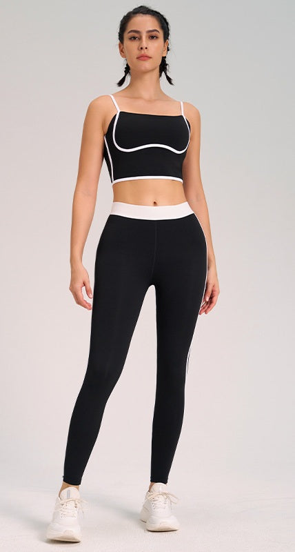 Stripe Yoga Set