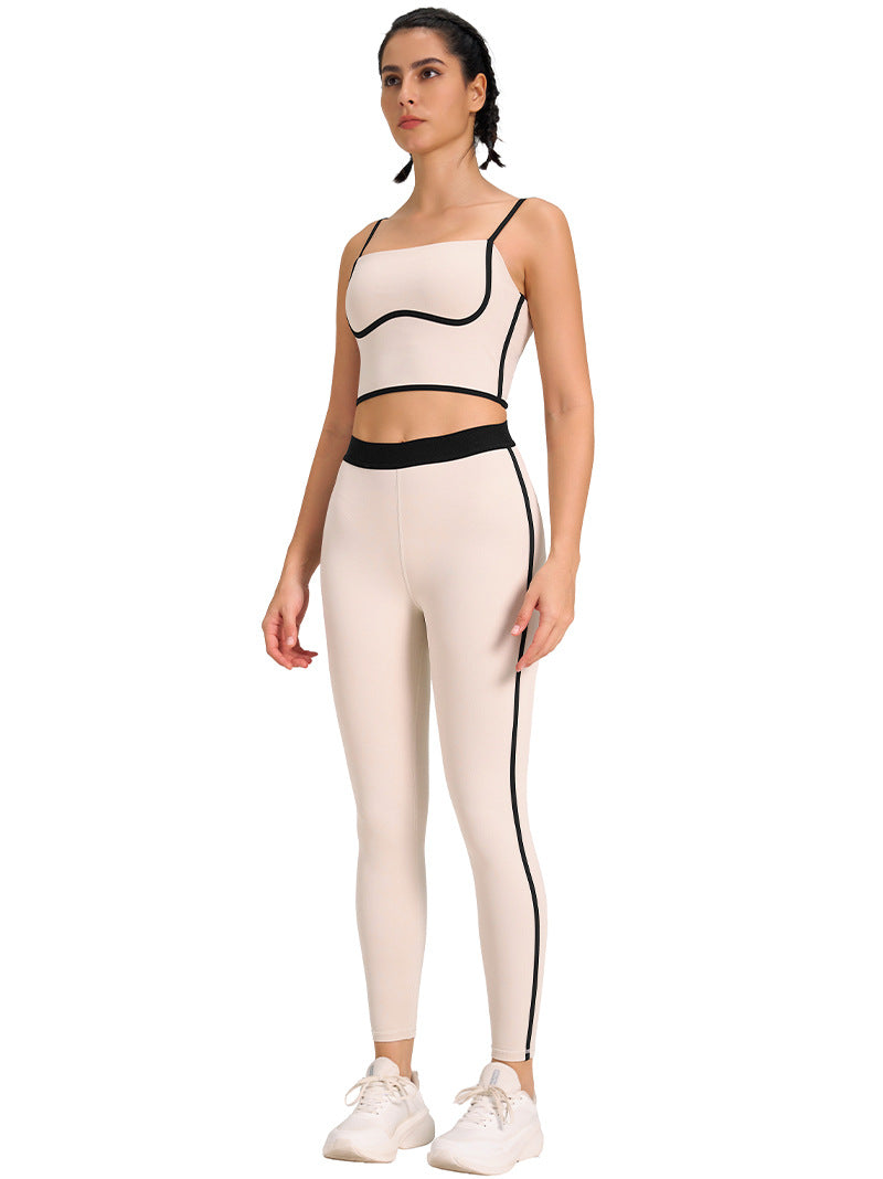 Stripe Yoga Set