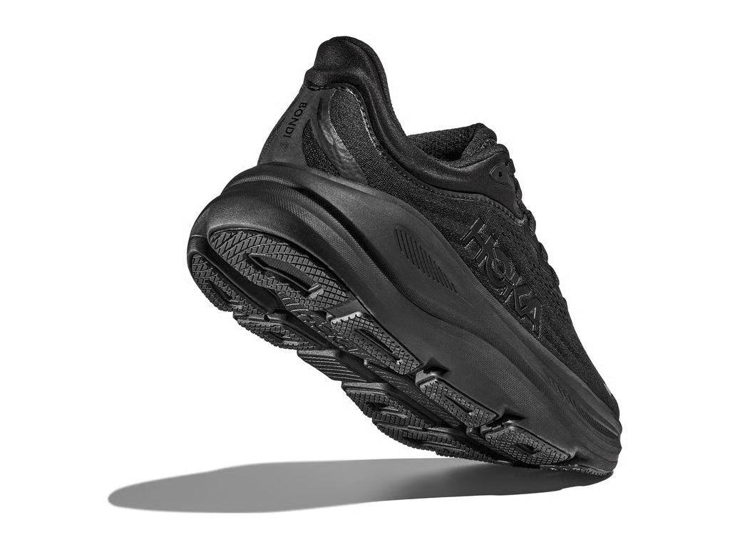HOKA Bondi 9 Men's Running Shoes | Black - Maximum Cushioning