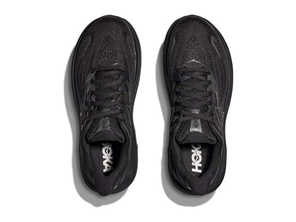 HOKA Clifton 10 Women's Running Shoes | Black - Lightweight Cushioning