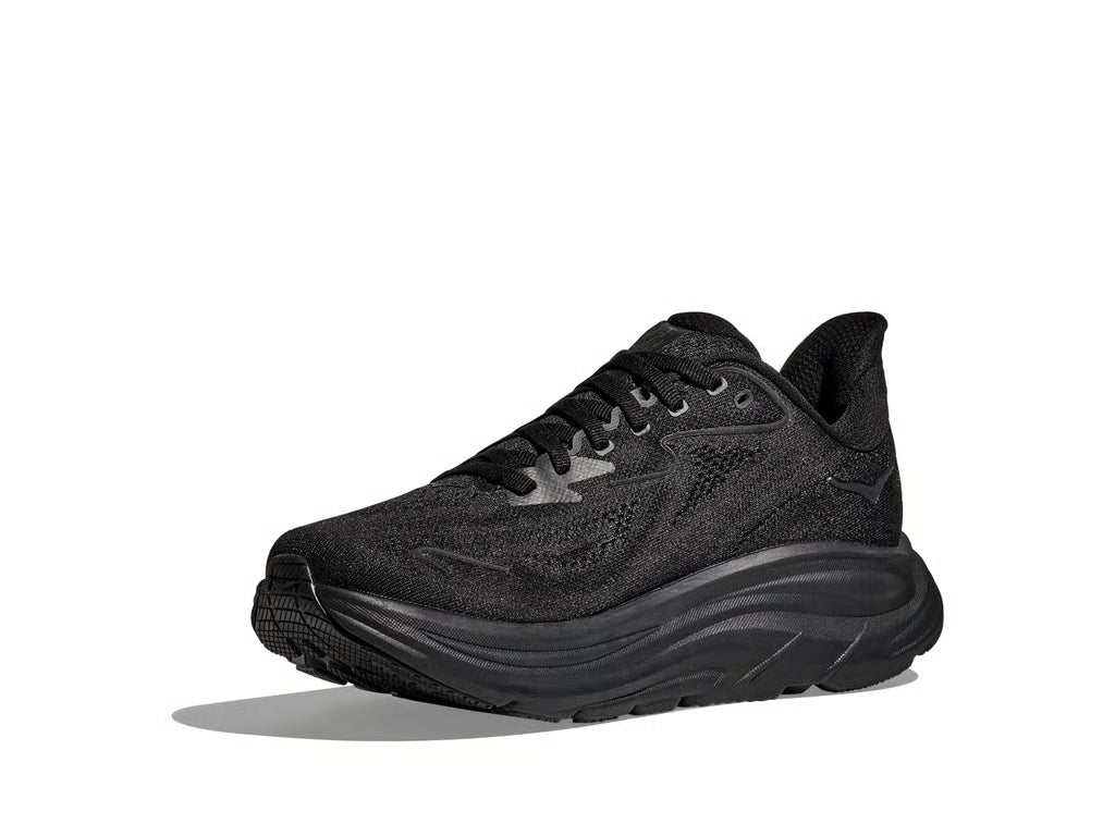 HOKA Clifton 10 Men's Running Shoes | Black - Lightweight Cushioning