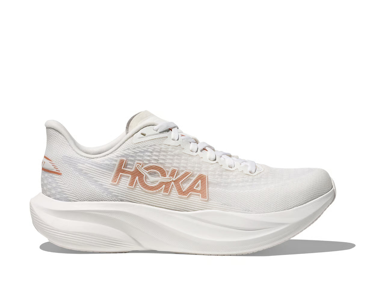 HOKA Mach 7 Women's Running Shoes - Alabaster | Lightweight Speed Trainer