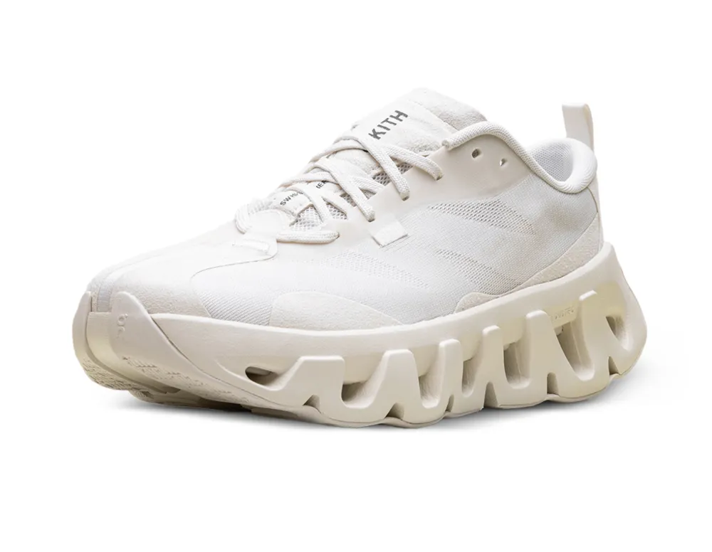 ON Running Kith K-Tech 1  Unisex Sneakers | White - Limited Edition Collab
