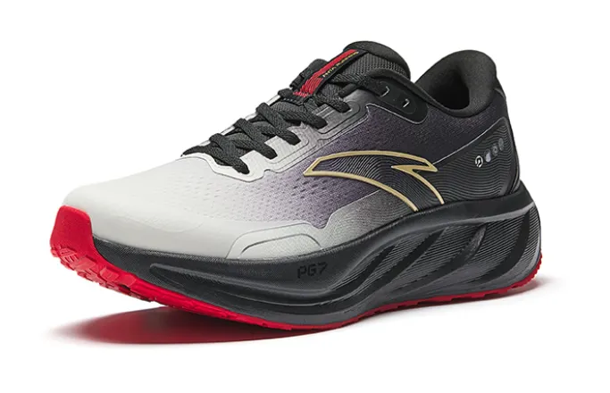 ANTA PG7 Men's Running Shoes | Max Cushioning Daily Trainer | Black