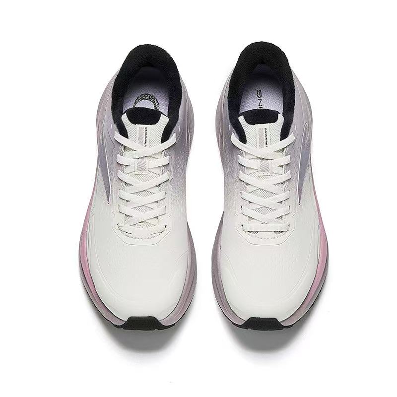 ANTA PG7 Women's Running Shoes | Max Cushioning Daily Trainer | White/Lilac
