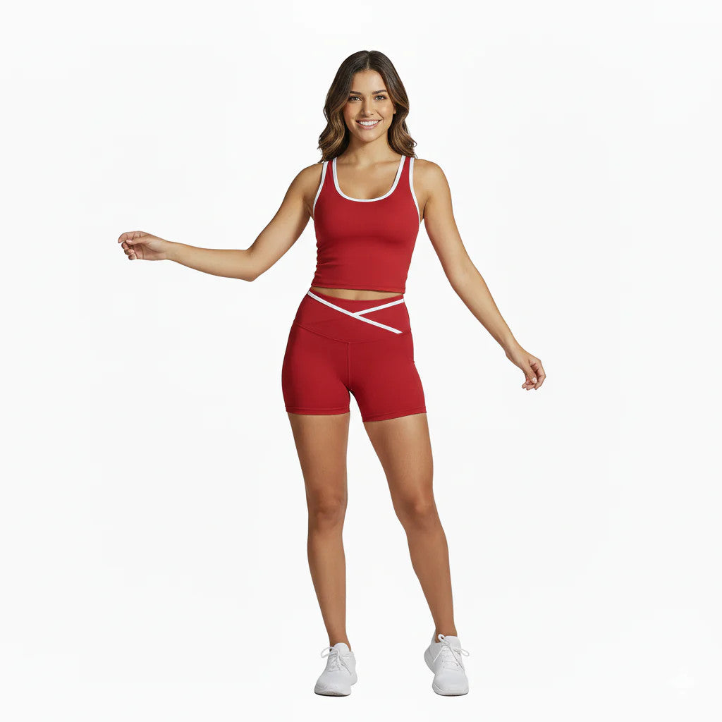 Leya Yoga Set (Shorts & Top)
