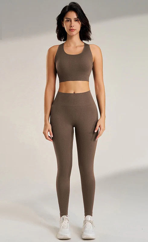 Stella Ribbed Yoga Set