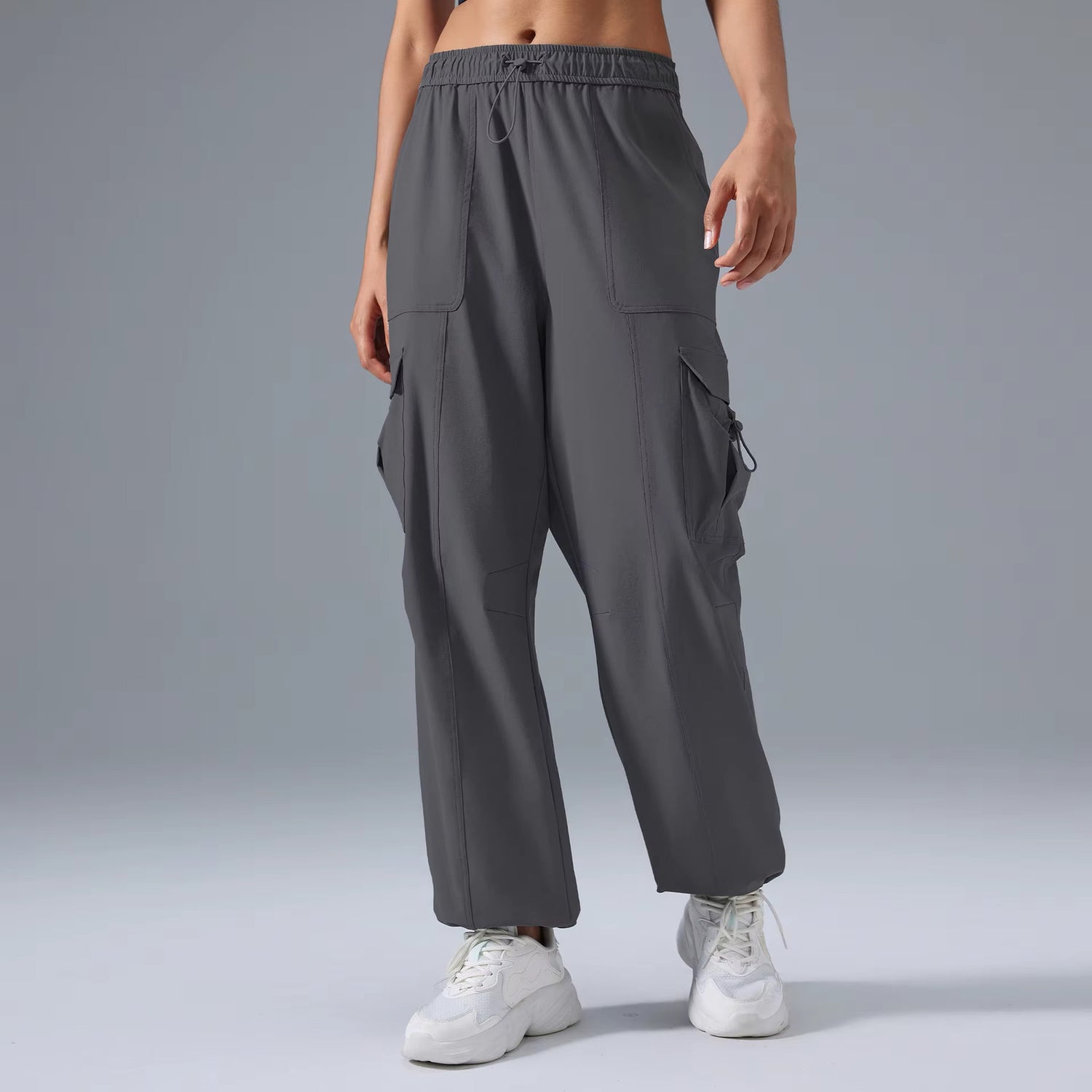 High-Waist Night Out Cargo Trouser