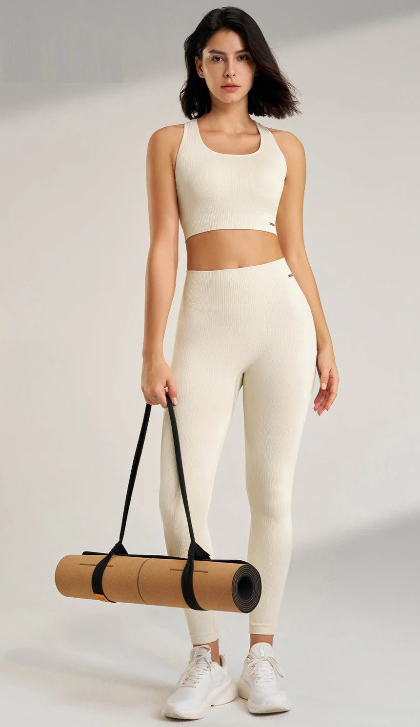 Stella Ribbed Yoga Set
