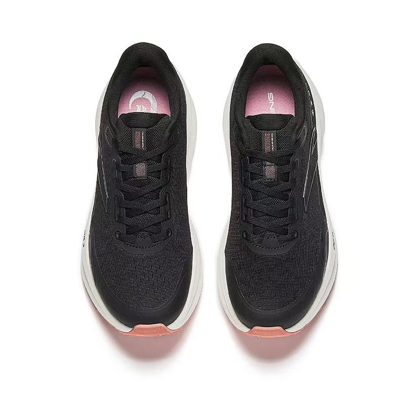 ANTA PG7 Women's Running Shoes | Max Cushioning Daily Trainer | Black/White