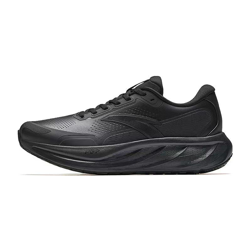 ANTA PG7 Men's Running Shoes | Max Cushioning Daily Trainer | Black/Black
