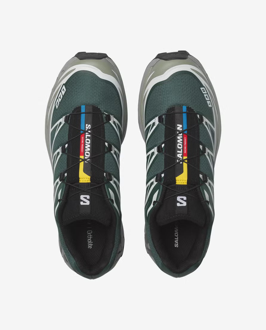 Salomon XT6 Women's Trail Running Shoe in Bistro Green / Green Milieu