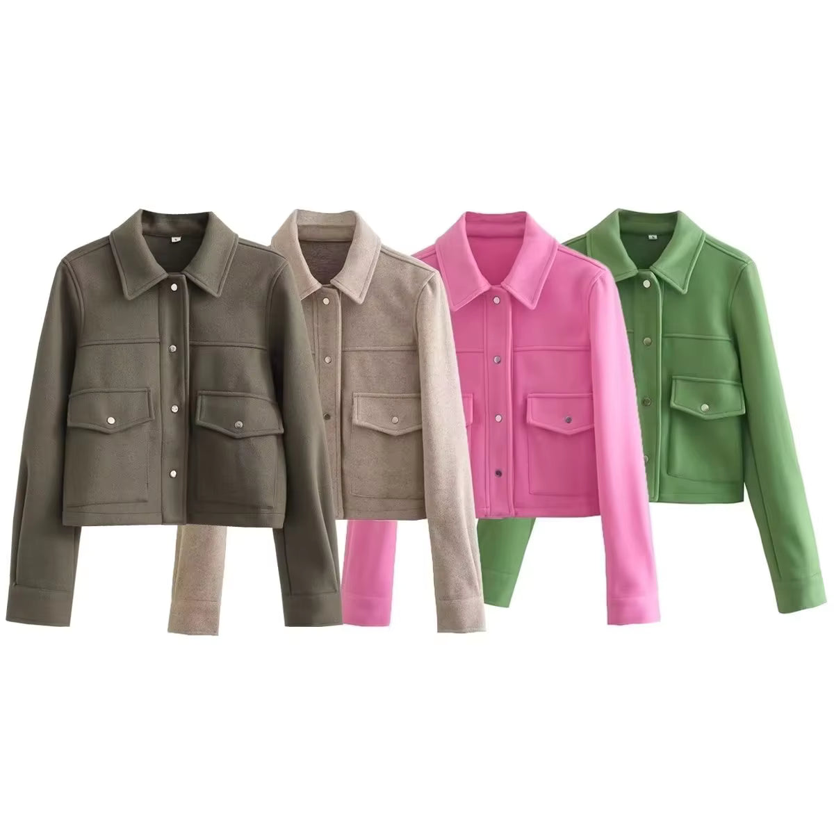 Cropped Utility Jacket | Modern Tailored Layering Piece