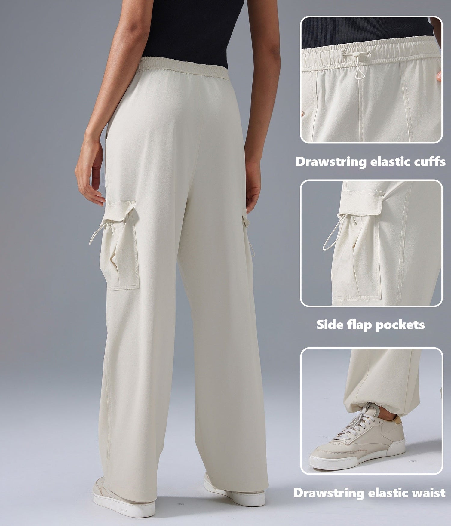 High-Waist Night Out Cargo Trouser