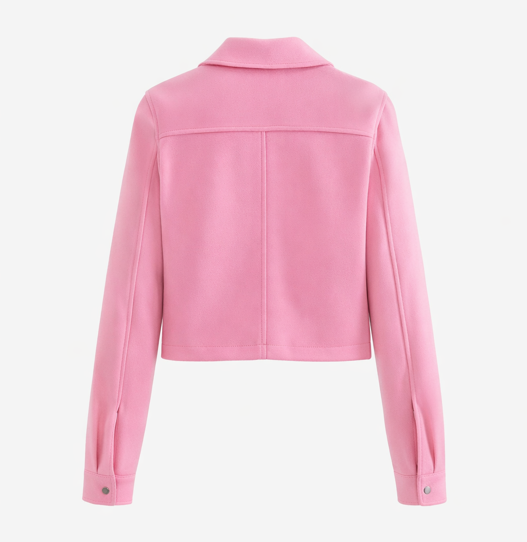 Cropped Utility Jacket | Modern Tailored Layering Piece