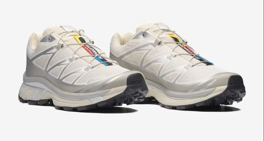 Salomon XT6 Women's Trail Running Shoe in Rainy Day - Paloma