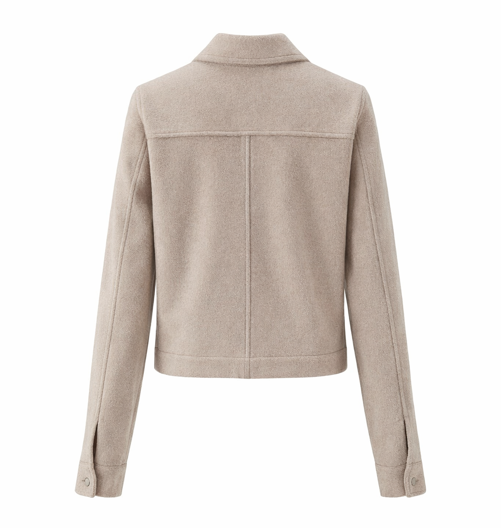 Cropped Utility Jacket | Modern Tailored Layering Piece