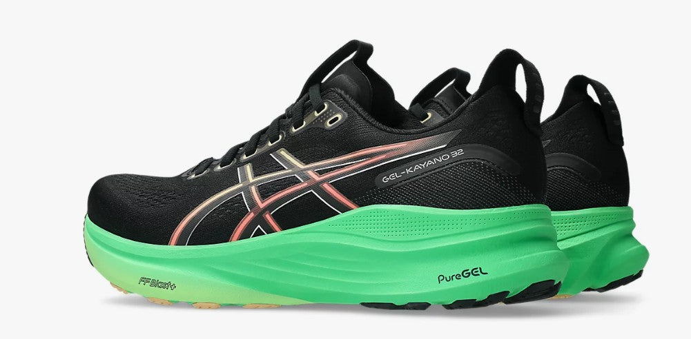 ASICS - GEL-KAYANO 32 | WOMEN - Black Vital Green