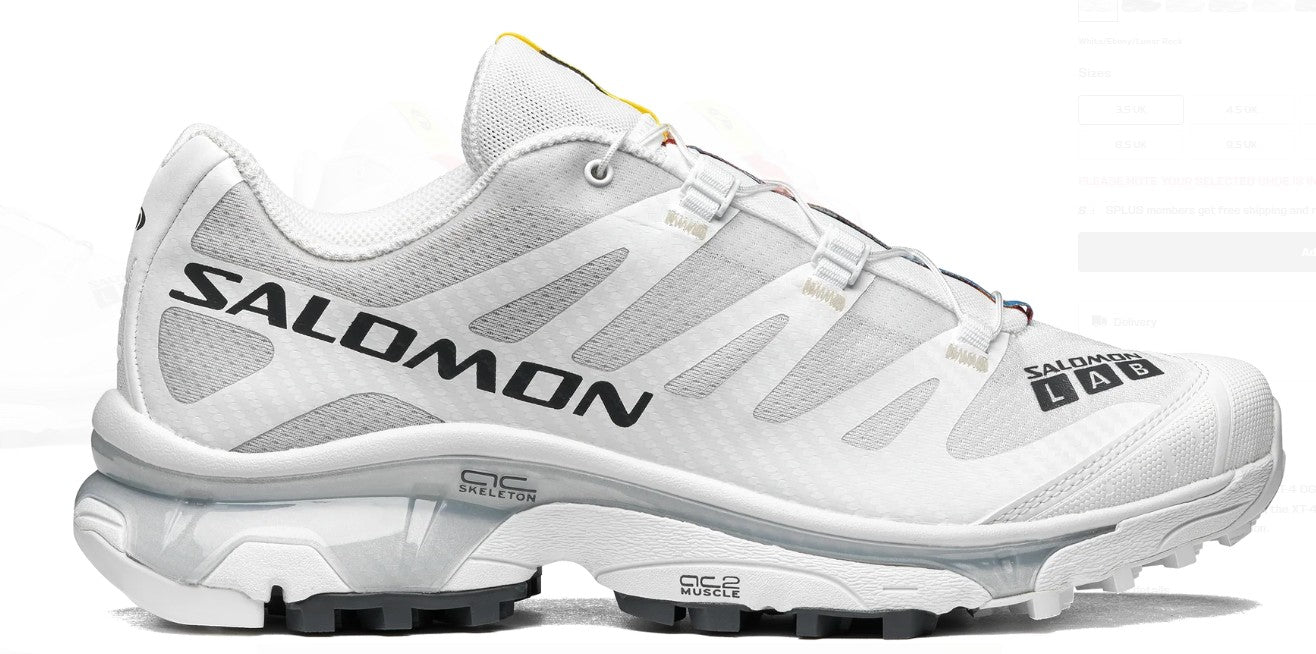 Salomon XT4 OG Unisex | White Ebony Lunar Rock