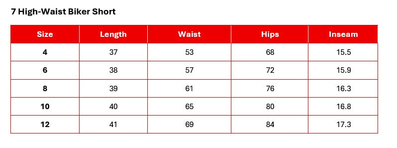 Tala 7' High-Waist Biker Short