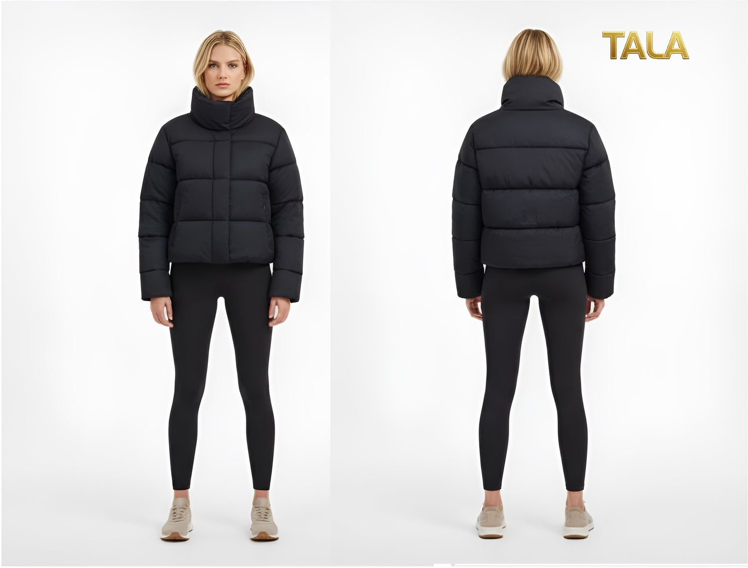 Halifax Cropped Puffer Down Jacket