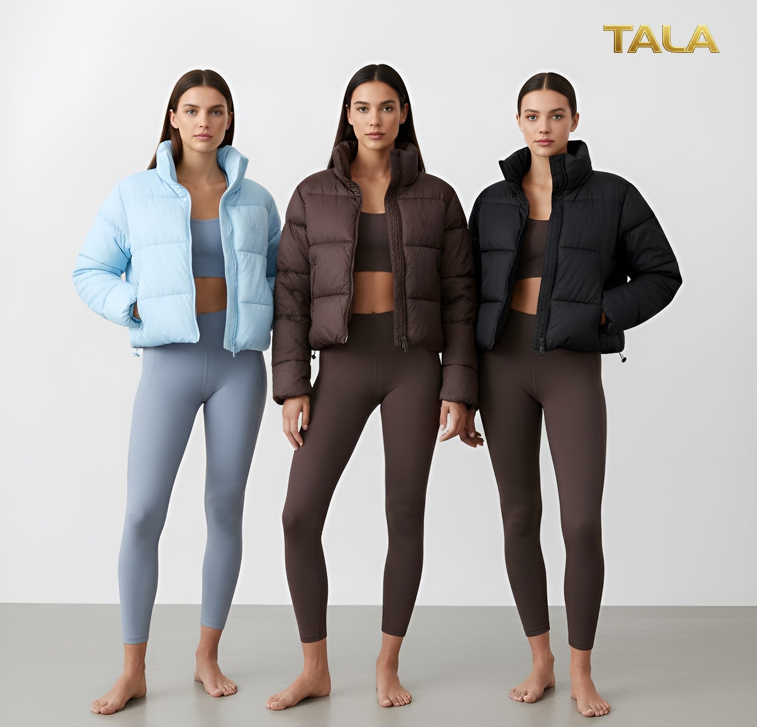 Halifax Cropped Puffer Down Jacket