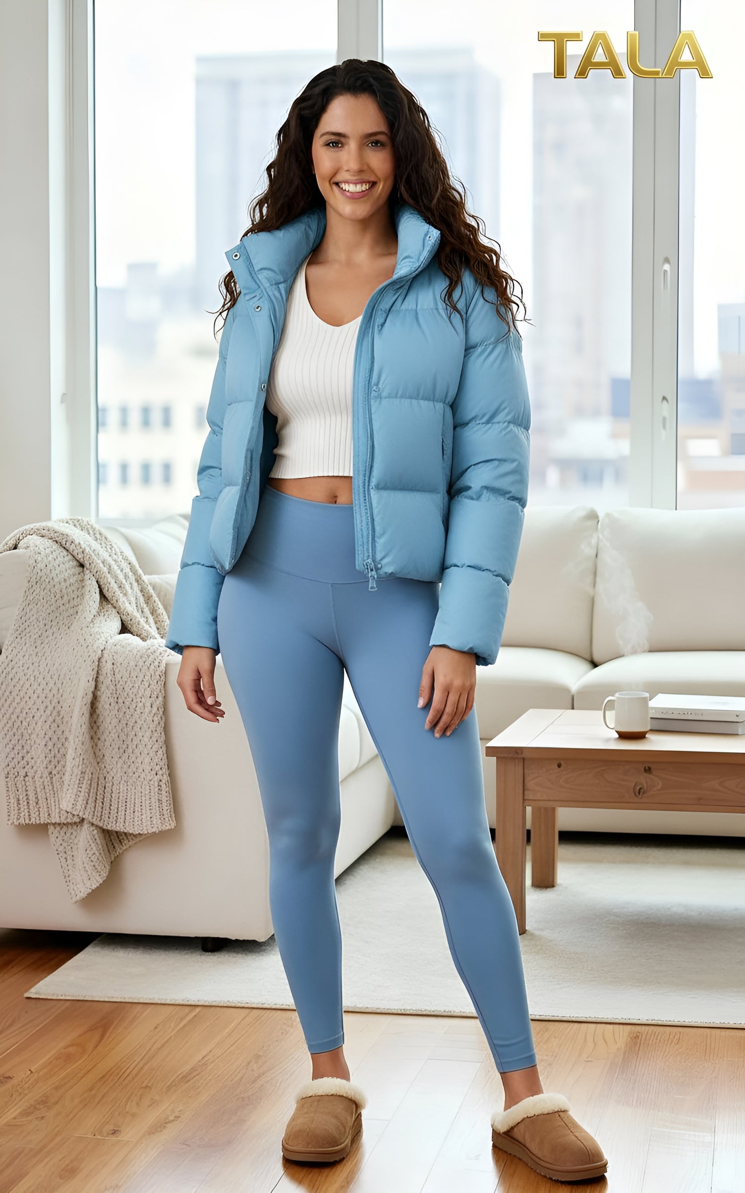 Halifax Cropped Puffer Down Jacket