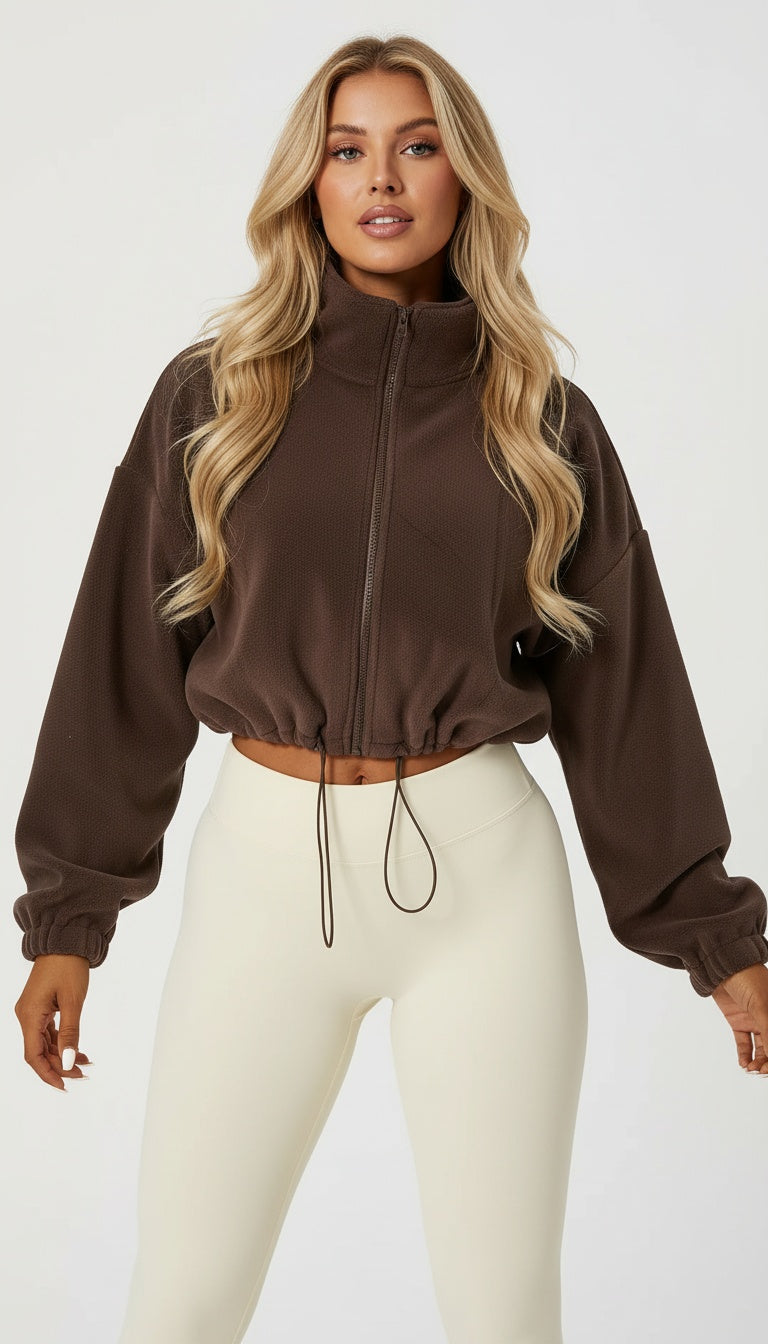 Flora Compressed Fleece Jacket by TALA COLLECTION