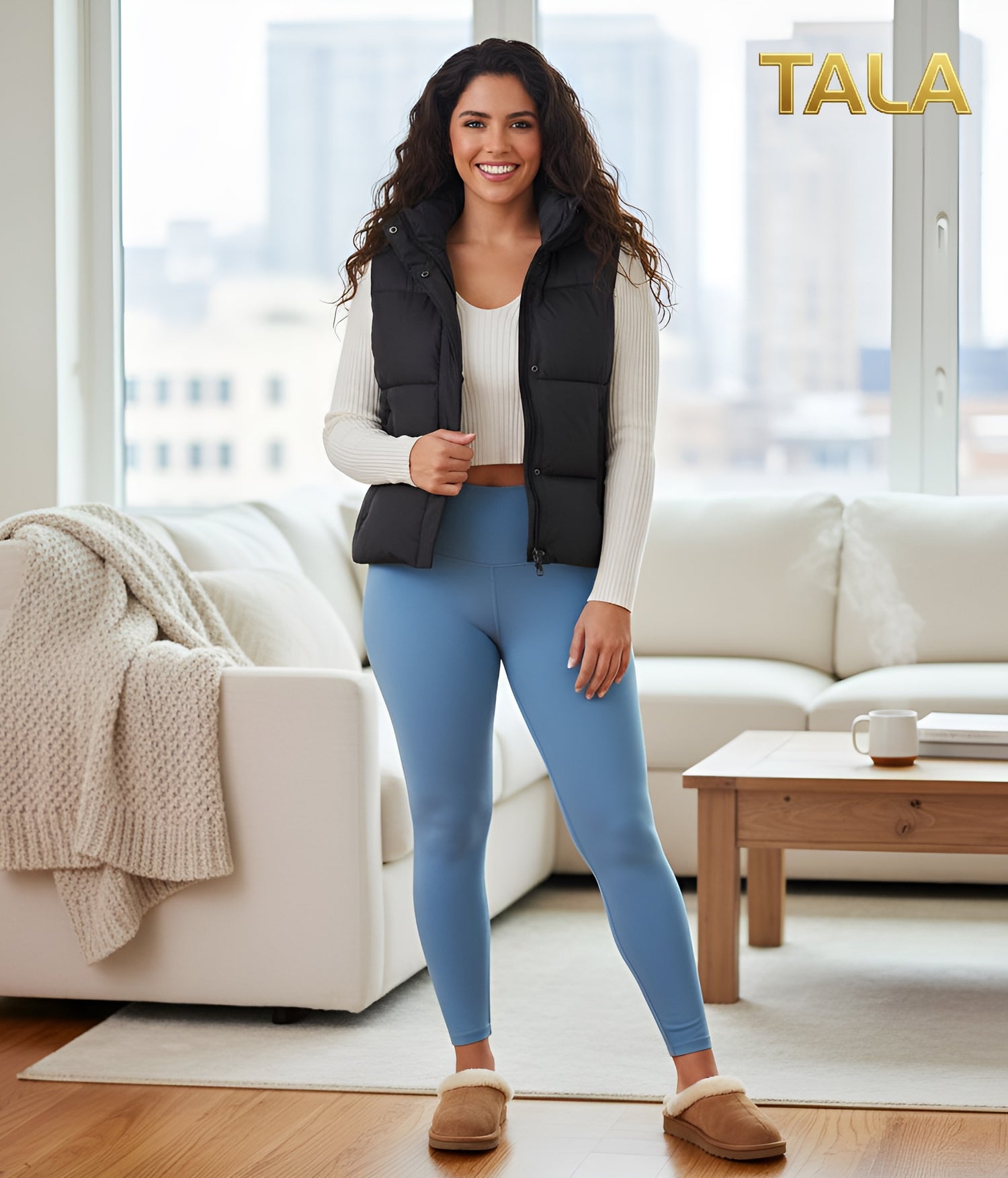 Halifax Puffer Down Vest - Cropped