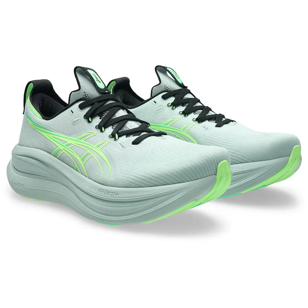 ASICS - NIMBUS 28 | UNISEX - Cold Moss - Iluminate Green