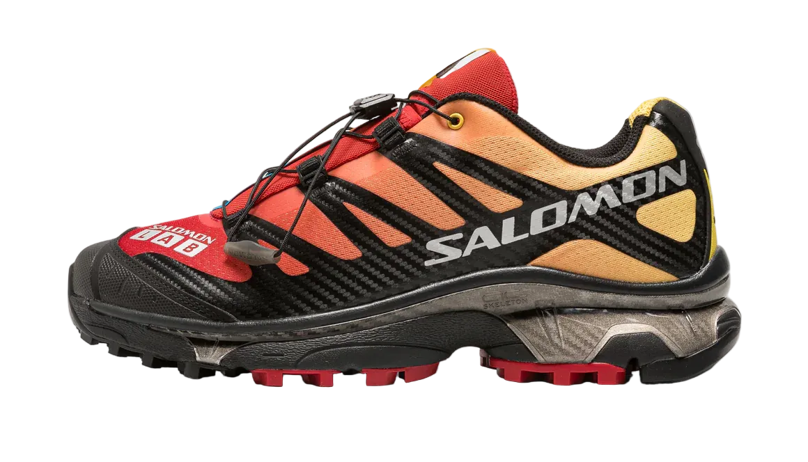 Salomon XT4 OG Men's Trail Running Shoe in Lava Falls/Beach Ball-Black