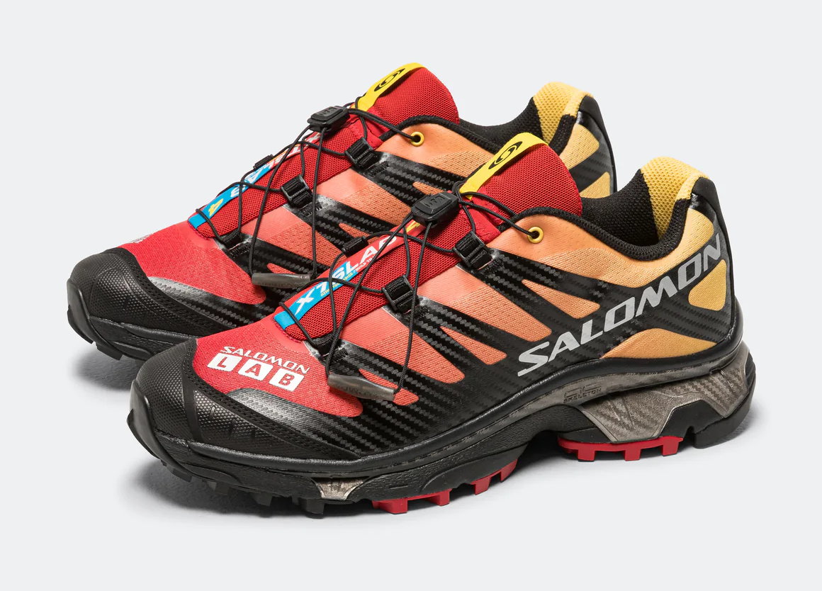 Salomon XT4 OG Women's Trail Running Shoe in Lava Falls/Beach Ball-Black