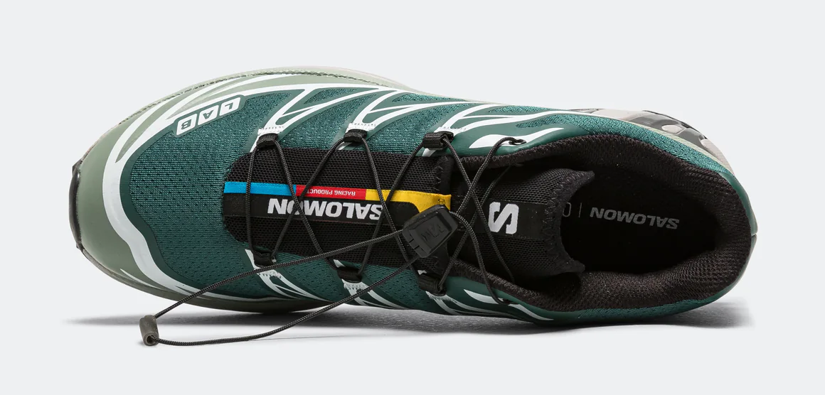 Salomon XT-6 GTX Women's Trail Running Shoe in Green Gables